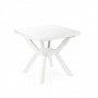 Comprar Mesa Resina Nilo Blanca 79X79 Cm  Progarden 206543 al Mejor Precio