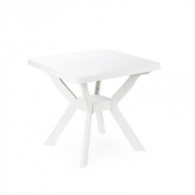 Comprar Mesa Resina Nilo Blanca 79X79 Cm  Progarden 206543 al Mejor Precio