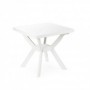 Comprar Mesa Resina Nilo Blanca 79X79 Cm  Progarden 206543 al Mejor Precio