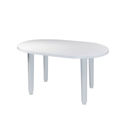 Comprar Mesa Resina Oval 130X90Cm Blanca 4020  Garden Life 206252 al Mejor Precio
