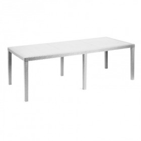 Comprar Mesa Resina Queen Blanca 220X90 Cm   Progarden 206518 al Mejor Precio