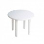 Comprar Mesa Resina Redonda 90 Cm Blanca 4024  Garden Life 206251 al Mejor Precio