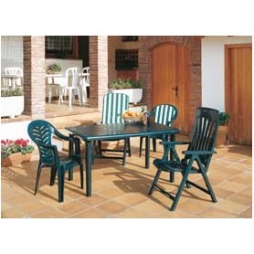 Comprar Mesa Resina Sevilla 180X90Cm Verde  Resol 148052 al Mejor Precio