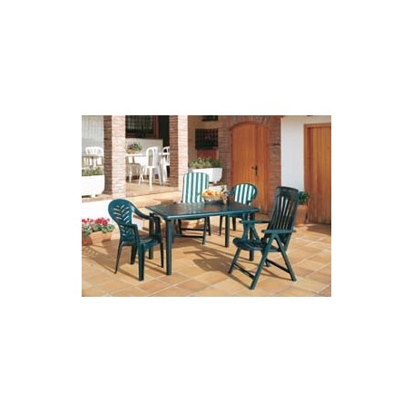 Comprar Mesa Resina Sevilla 180X90Cm Verde  Resol 148052 al Mejor Precio