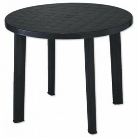 Comprar Mesa Resina Tondo Antracita 90 Cm  Progarden 206551 al Mejor Precio