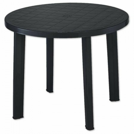 Comprar Mesa Resina Tondo Antracita 90 Cm  Progarden 206551 al Mejor Precio