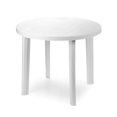 Comprar Mesa Resina Tondo Blanca 90Cm  Progarden 206520 al Mejor Precio