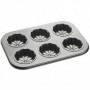 Comprar Molde 6 Magdalenas Rizado 26,5X18,5X3Cm  Happyfriends 30115 al Mejor Precio