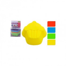 Comprar Moldes Magdalena 8X3 Cm Silicona Blister 8 Lacucina 26008 al Mejor Precio
