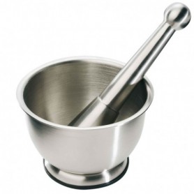 Comprar Mortero Con Mano Inoxidable 12 Cm  Boj 7010 al Mejor Precio