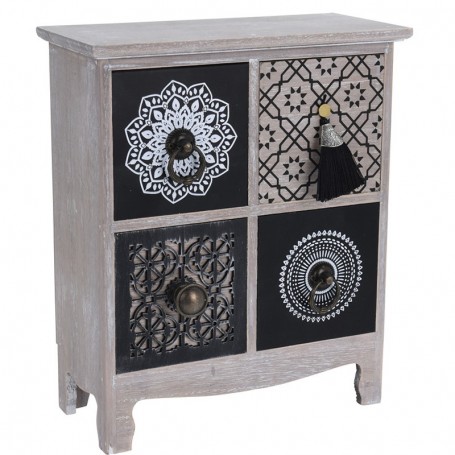 Comprar Mueble 4 Cajones Deco 25,5X28X11 Cm  Importacion 17026 al Mejor Precio