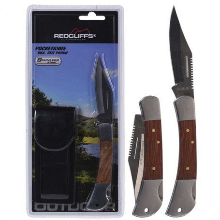 Comprar Navaja Inoxidable + Funda 19 Cm Blister Redcliffs 207019 al Mejor Precio