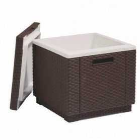Comprar Nevera Ice Cube Marron 42X42X41Cm  Allibert 206335 al Mejor Precio