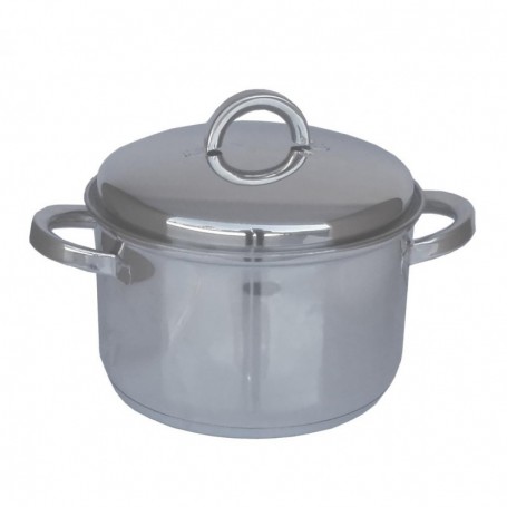 Comprar Olla Con Tapa Inoxidable Bela 28 Cm  Dorke 172415 al Mejor Precio