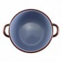 Comprar Olla Esmalte Marron Bombeada 30 Cm  Wurko 119283 al Mejor Precio