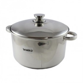 Comprar Olla Inoxidable Recta Kora 24 Cm  Wurko 172184 al Mejor Precio