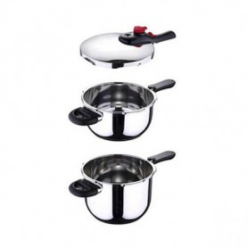 Comprar Olla Rapida Con Cestillo 4+6 L  Cata 91001 al Mejor Precio