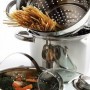 Comprar Olla Vapor+ Pasta Inoxidable Gastro 3 Piezas  Quid 1585 al Mejor Precio