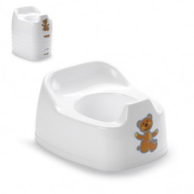 Comprar Orinal Infantil Osito Blanco  Plasticforte 35116 al Mejor Precio