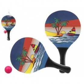 Comprar Palas Playa 33X19 Cm + Pelota  Atosa 205574 al Mejor Precio