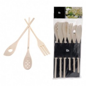 Comprar Paletas Cocina Madera 6 Piezas Blister Excellent 24064 al Mejor Precio