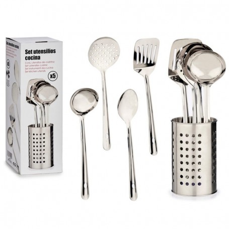 Comprar Paletas Inoxidables + Escurridor 5 Piezas Juego Arteregal 15038 al Mejor Precio