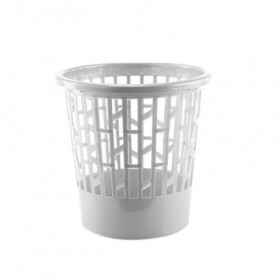 Comprar Papelera Plastico Blanca 28X19,5X27 Cm  Dech 240013 al Mejor Precio