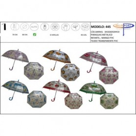 Comprar Paraguas Infantil Metal 8 Varillas 445  Aparisi 28014 al Mejor Precio