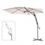 Comprar Parasol Banana 380Cm Automatico Beige  Ambiance 202014 al Mejor Precio