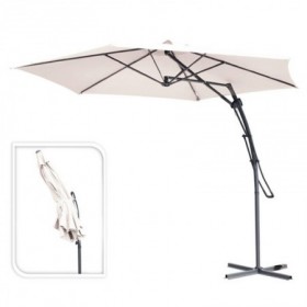Comprar Parasol Banana 380Cm Automatico Beige  Ambiance 202014 al Mejor Precio