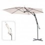 Comprar Parasol Banana 380Cm Automatico Beige  Ambiance 202014 al Mejor Precio