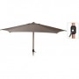 Comprar Parasol Madera Manivela Marron 3M  Importacion 202002 al Mejor Precio