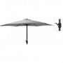 Comprar Parasol Metal Manivela Gris 3M  Importacion 202039 al Mejor Precio