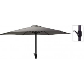 Comprar Parasol Metal Manivela Gris Oscuro  Importacion 202040 al Mejor Precio