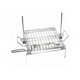 Comprar Parrilla Doble Volteadora Cromo 36X36 Cm 104  Imf 19072 al Mejor Precio