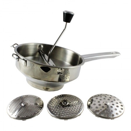 Comprar Pasapures Inoxidable 20 Cm 3 Discos Gorem  Wurko 172196 al Mejor Precio