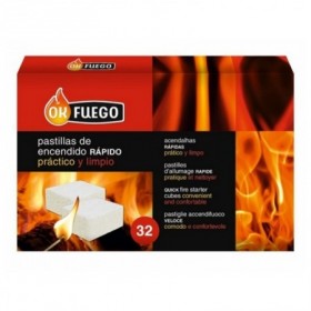 Comprar Pastillas Encendido Rapido Caja 32 Okfuego 87002 al Mejor Precio