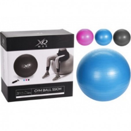 Comprar Pelota Yoga 55 Cm + Hinchador Surtida  Xqmax 205583 al Mejor Precio