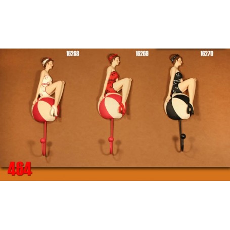 Comprar Percha Dama 34 Cm Rosa 16268  India 22139 al Mejor Precio
