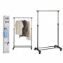 Comprar Perchero 1 Barra Ruedas 80X43X160Cm  Kipit 15037 al Mejor Precio