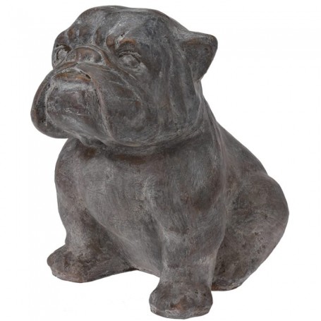 Comprar Perro Bulldog Piedra 33X42X42 Cm  Importacion 143641 al Mejor Precio
