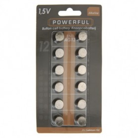 Comprar Pilas Boton Ag13 1,5 V Blster 12 Powerfull 807005 al Mejor Precio