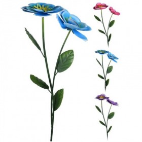 Comprar Pincho 2 Camelias Metal 80 Cm  Importacion 143701 al Mejor Precio