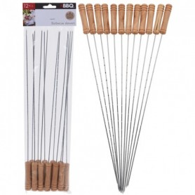 Comprar Pinchos Brocheta Mango Madera 34 Cm Blister 12 Bbq 50032 al Mejor Precio