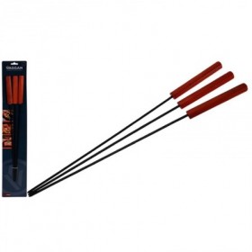 Comprar Pinchos Mango Madera Antiadherente 48 Cm Blister 3 Vaggan 50027 al Mejor Precio