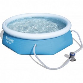 Comprar Piscina Fast Set + Depuradora 244X66 Cm 57268  Bestway 256381 al Mejor Precio
