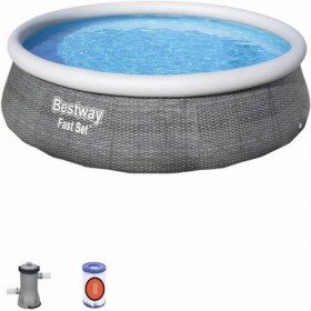 Comprar Piscina Fast Set + Depuradora 396X84 Cm 57376  Bestway 256528 al Mejor Precio