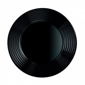 Comprar Plato Llano Harena Negro 25Cm  Luminarc 1309 al Mejor Precio