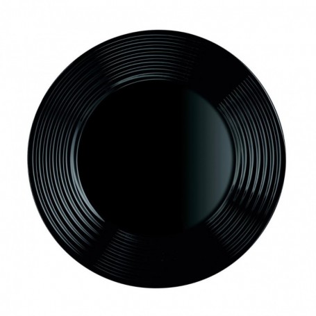 Comprar Plato Llano Harena Negro 25Cm  Luminarc 1309 al Mejor Precio