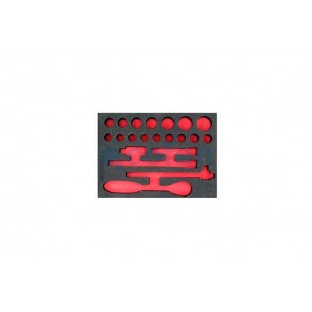 ▷ Bandeja Set 21 pcs 1/2” / 6 caras | Ferreidea